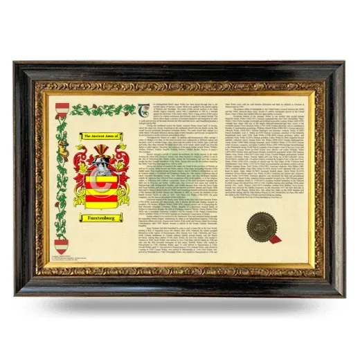 Furstenburg Armorial Landscape Framed - Heirloom