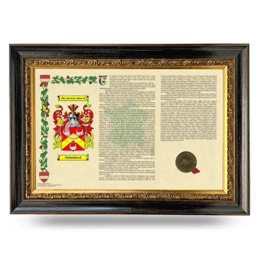 Gaboriaud Armorial Landscape Framed - Heirloom