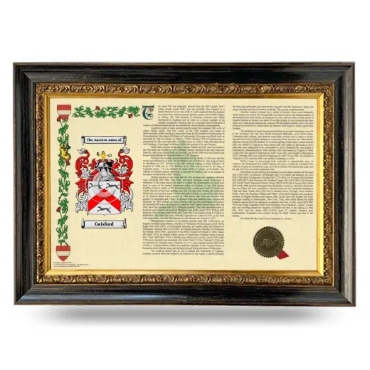 Gaisford Armorial Landscape Framed - Heirloom