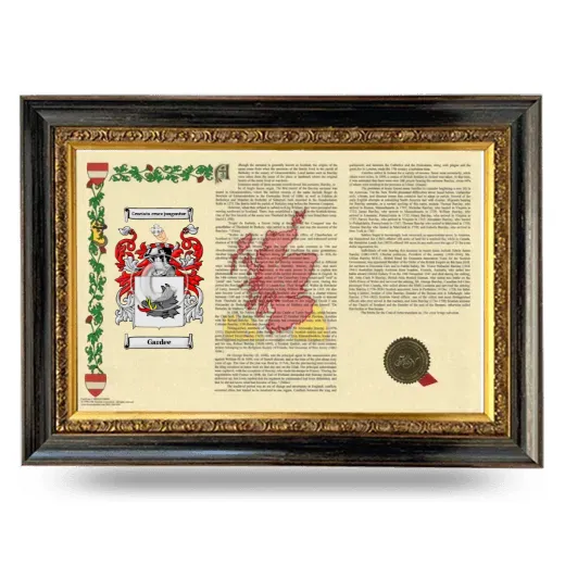 Gardee Armorial Landscape Framed - Heirloom