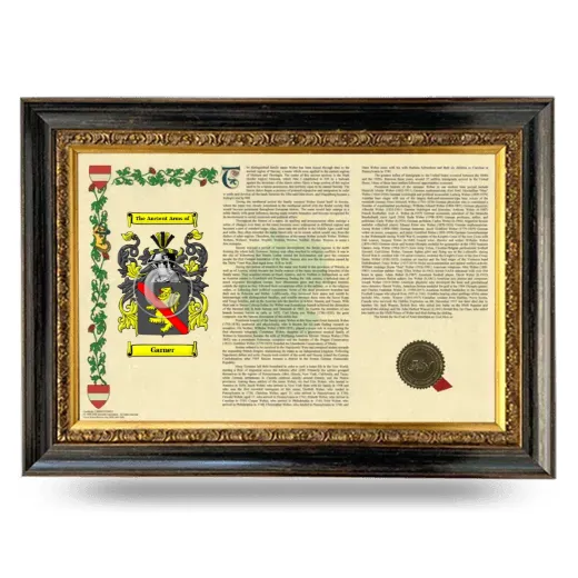 Garner Armorial Landscape Framed - Heirloom