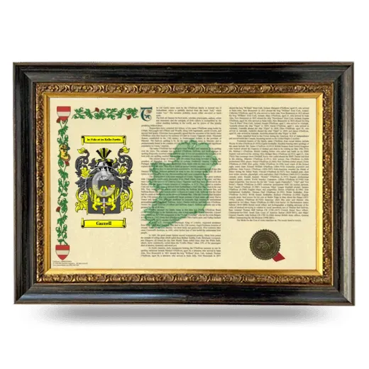 Garrell Armorial Landscape Framed - Heirloom