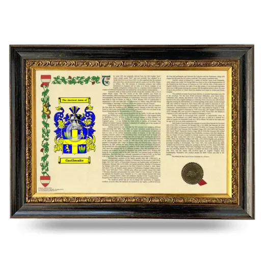 Garthwaite Armorial Landscape Framed - Heirloom