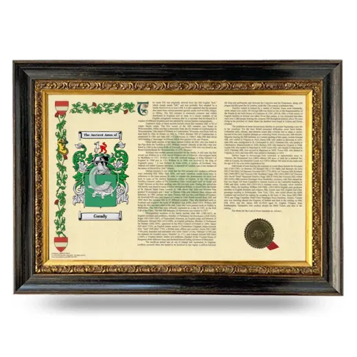 Gaudy Armorial Landscape Framed - Heirloom