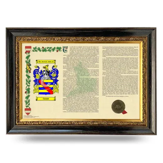 Gaunt Armorial Landscape Framed - Heirloom