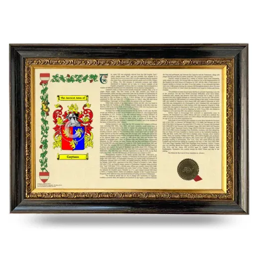 Gaytam Armorial Landscape Framed - Heirloom