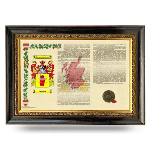 Geachie Armorial Landscape Framed - Heirloom