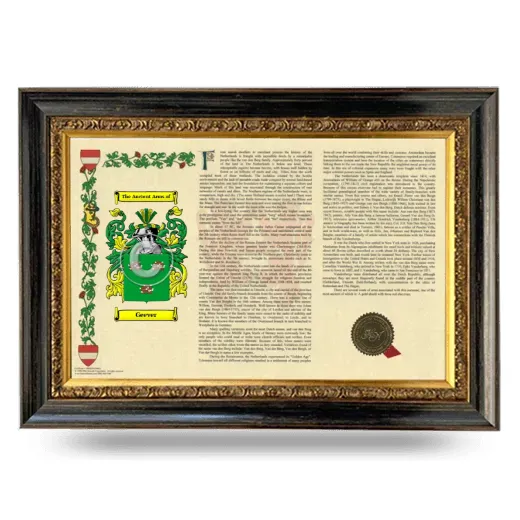 Geever Armorial Landscape Framed - Heirloom