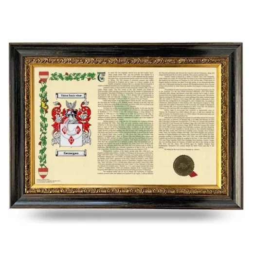 Gernegan Armorial Landscape Framed - Heirloom