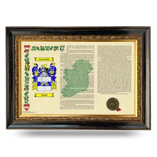 Gerred Armorial Landscape Framed - Heirloom