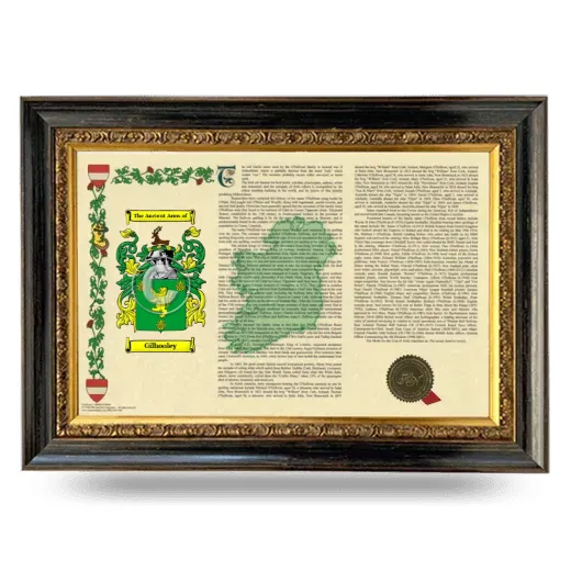 Gilhooley Armorial Landscape Framed - Heirloom