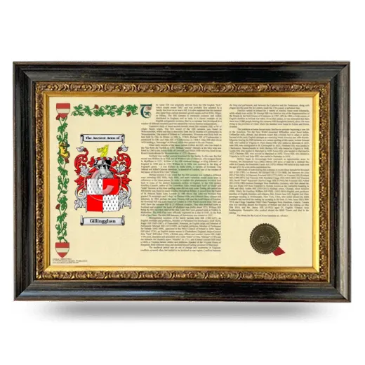 Gillingghan Armorial Landscape Framed - Heirloom