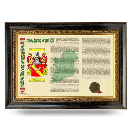 Giltenane Armorial Landscape Framed - Heirloom