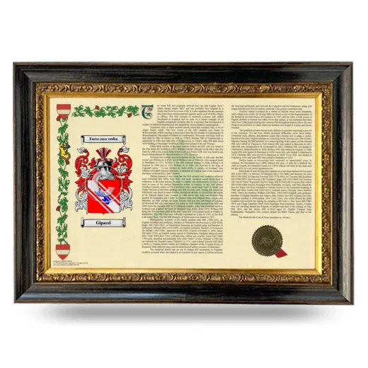 Gipard Armorial Landscape Framed - Heirloom