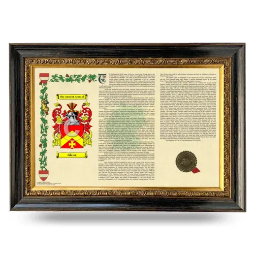 Glanz Armorial Landscape Framed - Heirloom