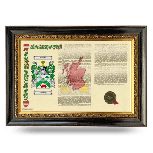 Godday Armorial Landscape Framed - Heirloom
