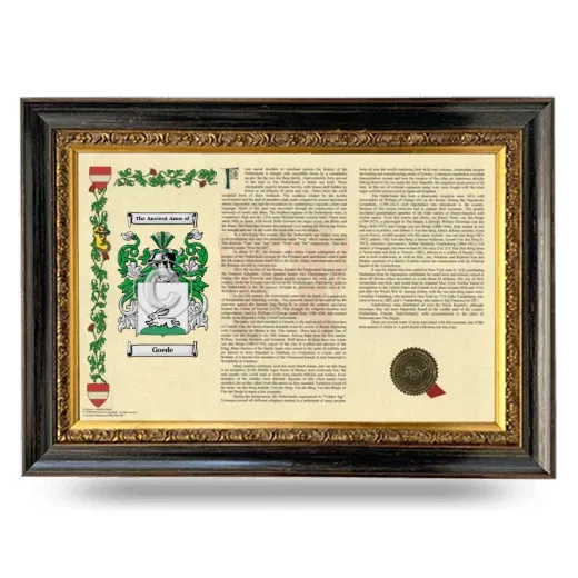 Goede Armorial Landscape Framed - Heirloom