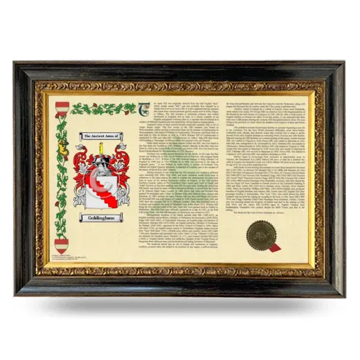 Goldingham Armorial Landscape Framed - Heirloom