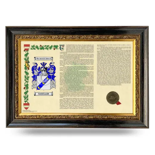 Goldshmidt Armorial Landscape Framed - Heirloom