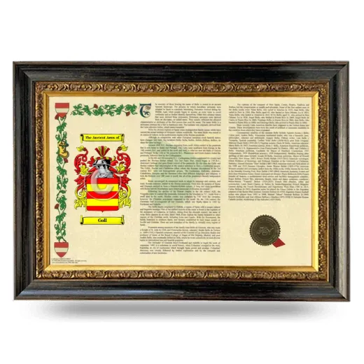 Goll Armorial Landscape Framed - Heirloom