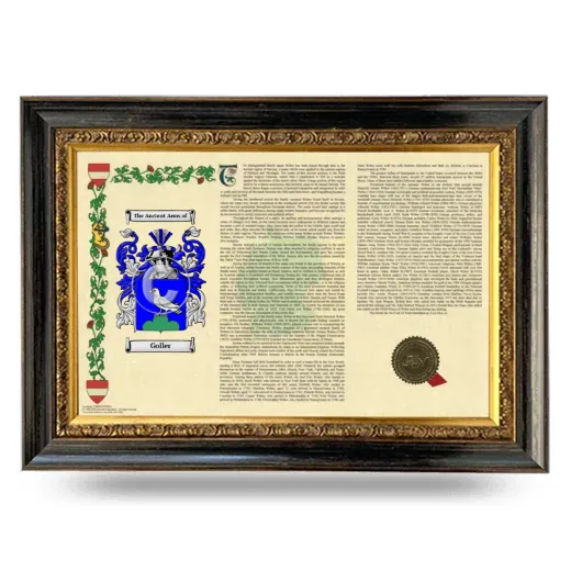 Goller Armorial Landscape Framed - Heirloom