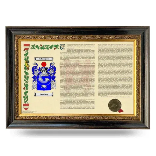Goochey Armorial Landscape Framed - Heirloom