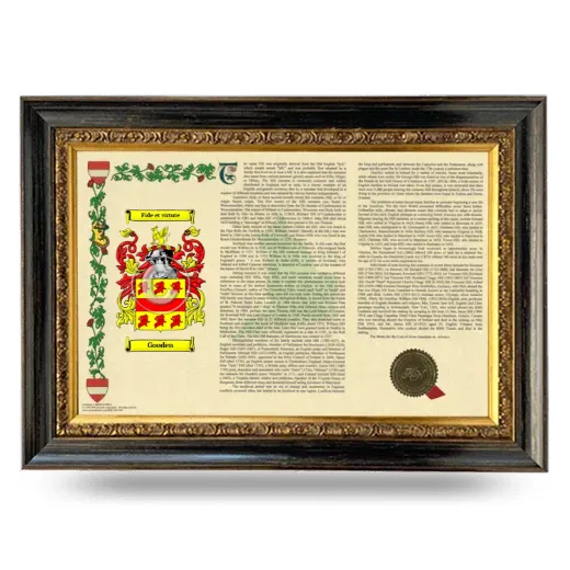 Gooden Armorial Landscape Framed - Heirloom