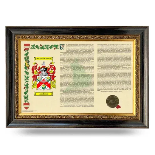 Goodisson Armorial Landscape Framed - Heirloom