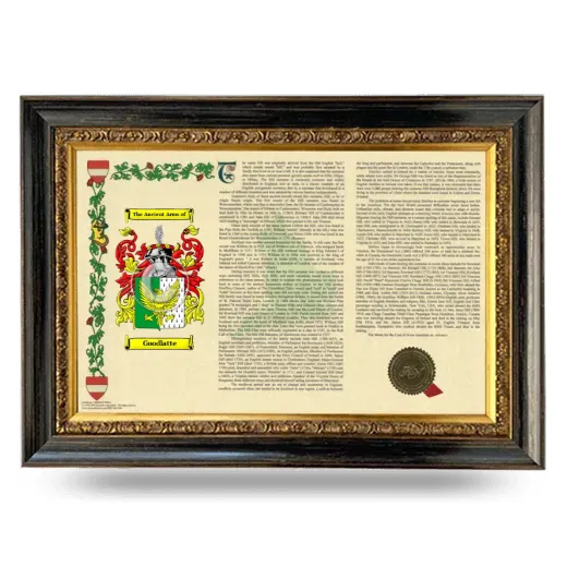 Goodlatte Armorial Landscape Framed - Heirloom