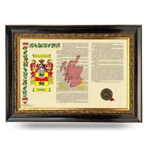 Goodlatte Armorial Landscape Framed - Heirloom