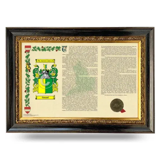 Gosnal Armorial Landscape Framed - Heirloom