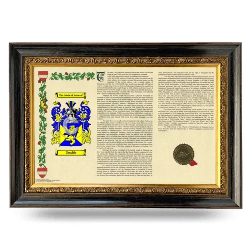 Goulde Armorial Landscape Framed - Heirloom