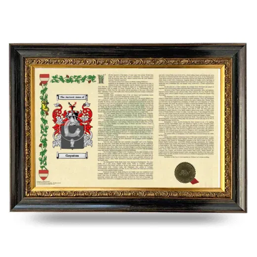 Goynton Armorial Landscape Framed - Heirloom