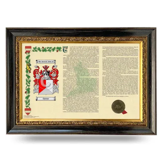 Grewe Armorial Landscape Framed - Heirloom