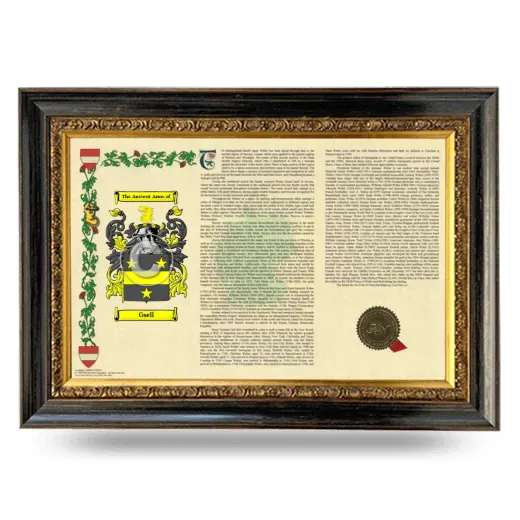 Gsell Armorial Landscape Framed - Heirloom