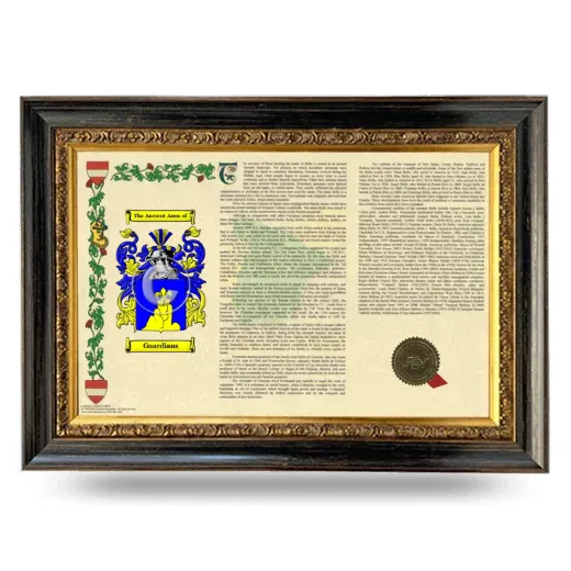 Guardians Armorial Landscape Framed - Heirloom