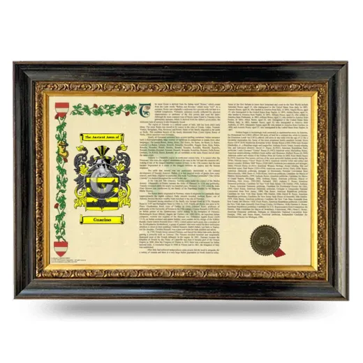 Guarino Armorial Landscape Framed - Heirloom
