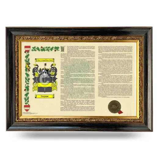Gwynne Armorial Landscape Framed - Heirloom
