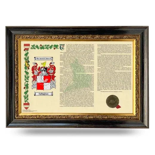 Gylinghan Armorial Landscape Framed - Heirloom
