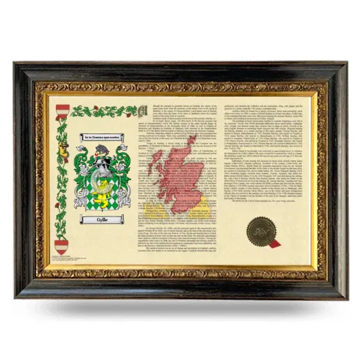 Gylle Armorial Landscape Framed - Heirloom