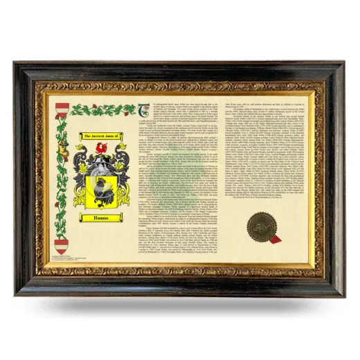 Haann Armorial Landscape Framed - Heirloom
