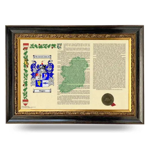 Hagan Armorial Landscape Framed - Heirloom
