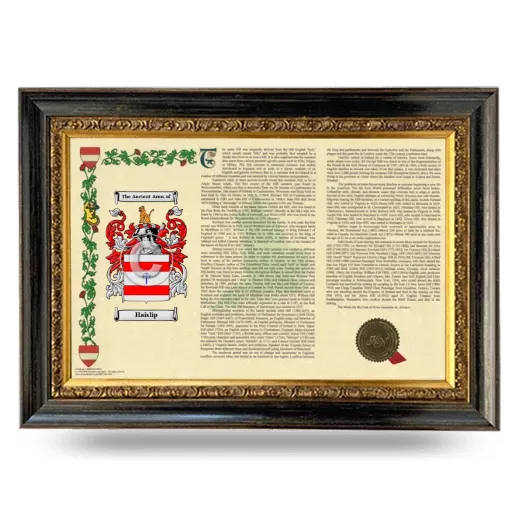 Haislip Armorial Landscape Framed - Heirloom