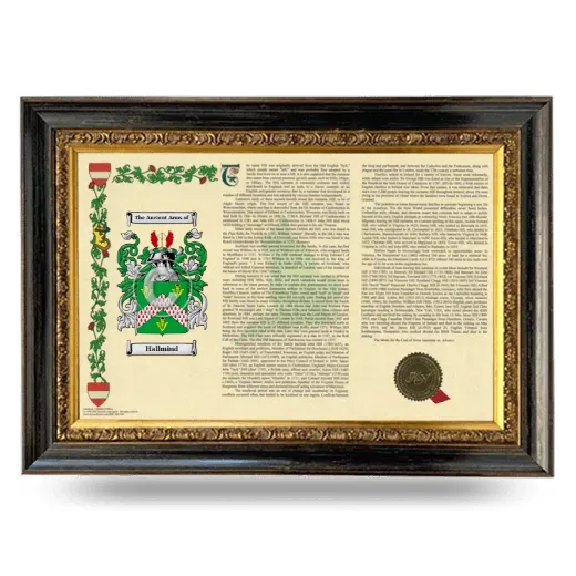 Hallmind Armorial Landscape Framed - Heirloom