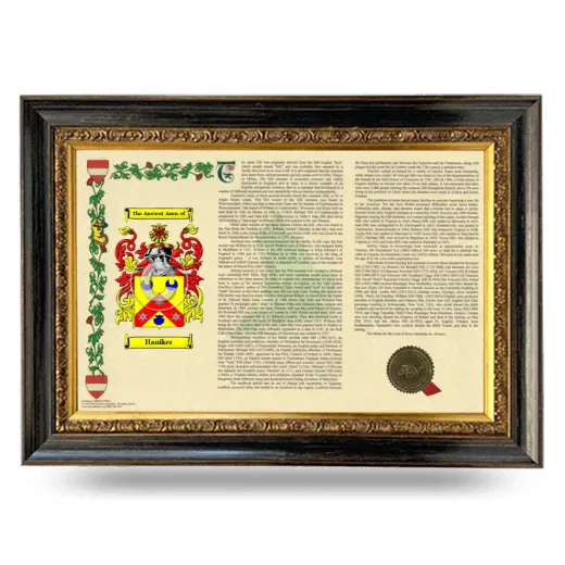Haniker Armorial Landscape Framed - Heirloom