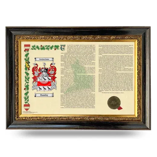 Hansley Armorial Landscape Framed - Heirloom