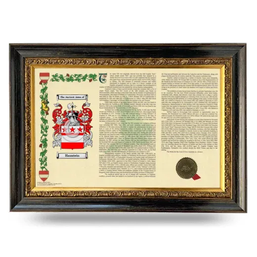 Hanstein Armorial Landscape Framed - Heirloom