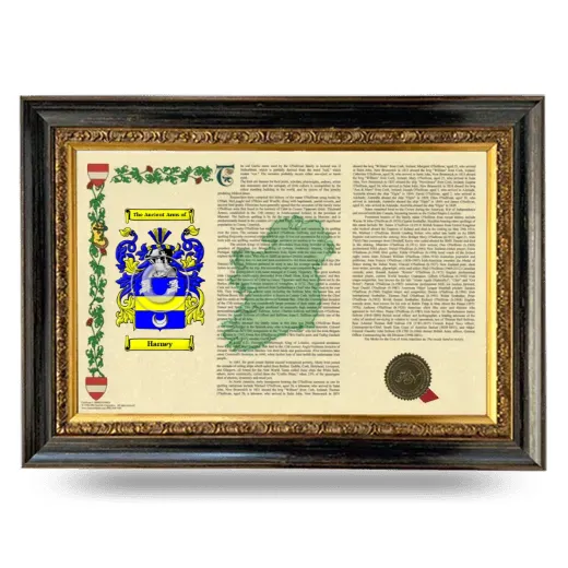 Harney Armorial Landscape Framed - Heirloom