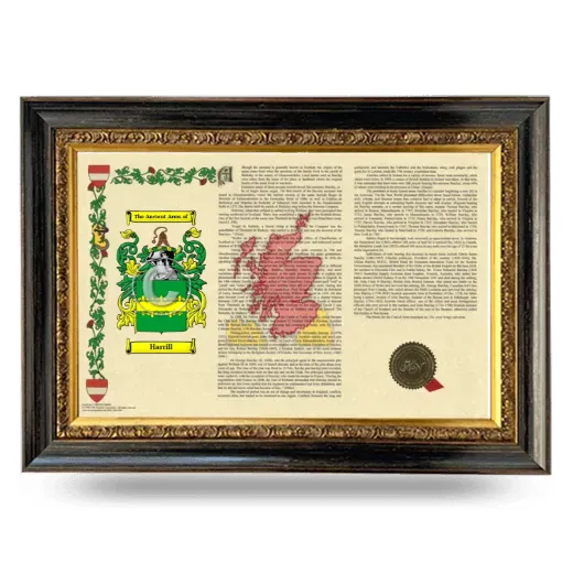 Harrill Armorial Landscape Framed - Heirloom