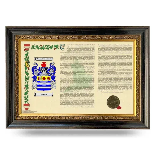 Hasart Armorial Landscape Framed - Heirloom